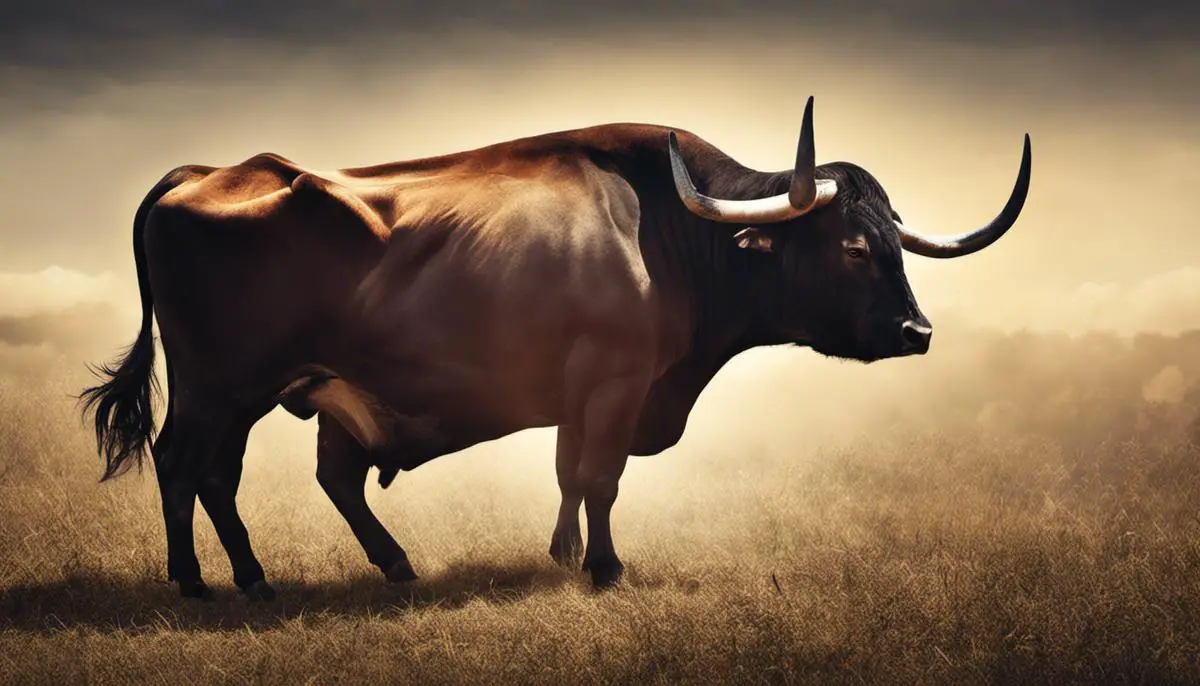 Image describing the concept of being bullish in the business world