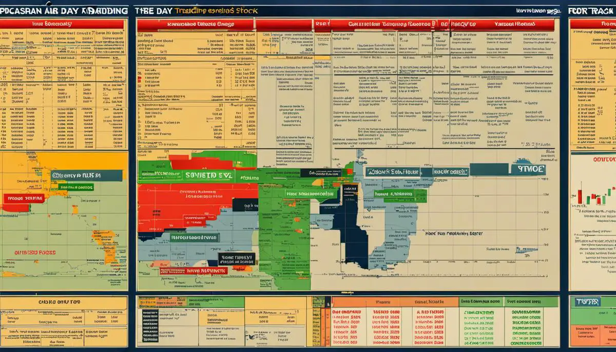 Image illustrating the comparison between day trading stocks and Forex, showcasing the potential rewards and risks involved